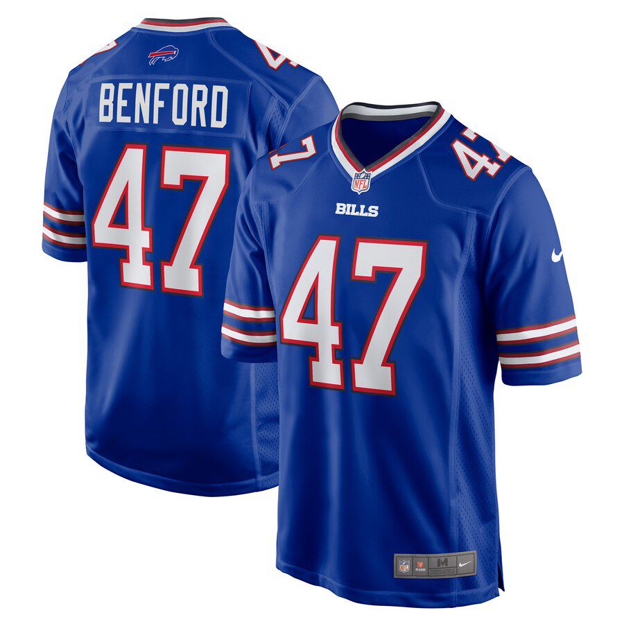 Men Buffalo Bills #47 Christian Benford Nike Royal Game NFL Jersey->buffalo bills->NFL Jersey